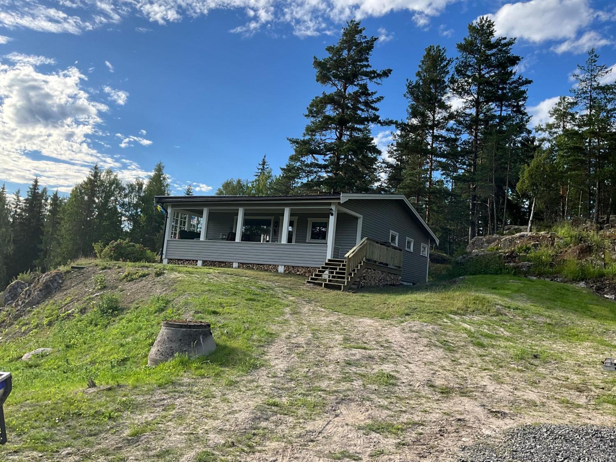 Villa Koselig Hytte I Skogen Skillingsfors Exterior foto